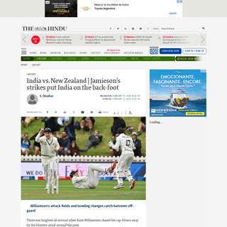A complete backup of www.thehindu.com/sport/cricket/india-vs-new-zealand-jamiesons-strikes-put-india-on-the-back-foot/article308