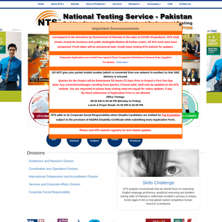 A complete backup of nts.org.pk