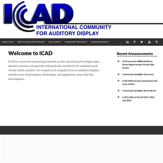 A complete backup of icad.org