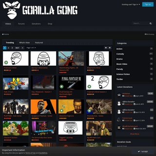 A complete backup of gorillagong.com