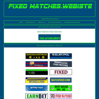 A complete backup of fixedmatches.website