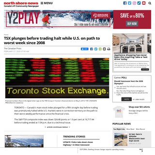 A complete backup of www.nsnews.com/tsx-plunges-before-trading-halt-while-u-s-on-path-to-worst-week-since-2008-1.24085403