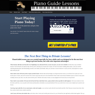 A complete backup of pianoguidelessons.com