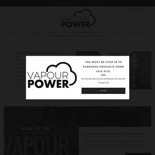A complete backup of vapourpower.com.au