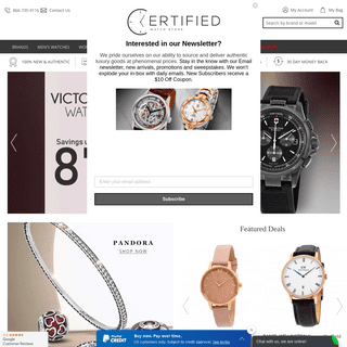 A complete backup of certifiedwatchstore.com