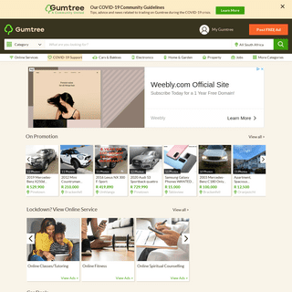 A complete backup of gumtree.co.za