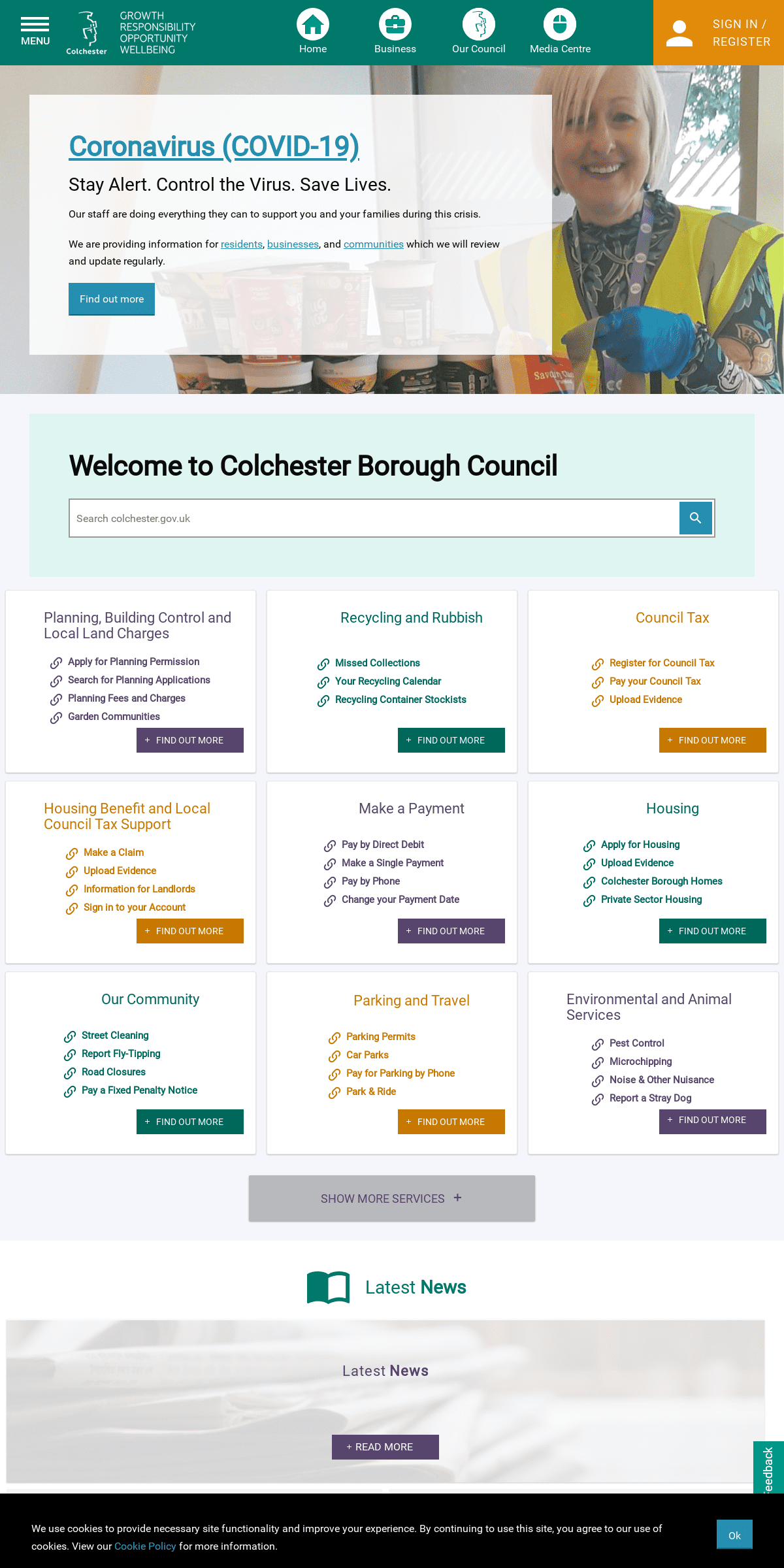 A complete backup of colchester.gov.uk