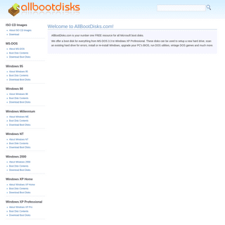 A complete backup of allbootdisks.com