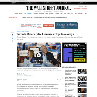 A complete backup of www.wsj.com/articles/nevada-democratic-caucuses-top-takeaways-11582432861