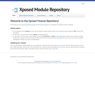 A complete backup of xposed.info