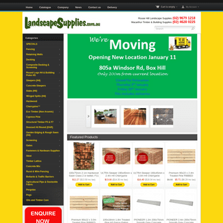 Timber Landscape Supplies Sydney - Fencing - Treated Pine - Sleepers