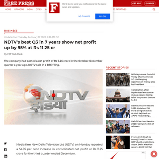 A complete backup of www.freepressjournal.in/business/ndtvs-best-q3-in-7-years-show-net-profit-up-by-55-at-rs-1125-cr