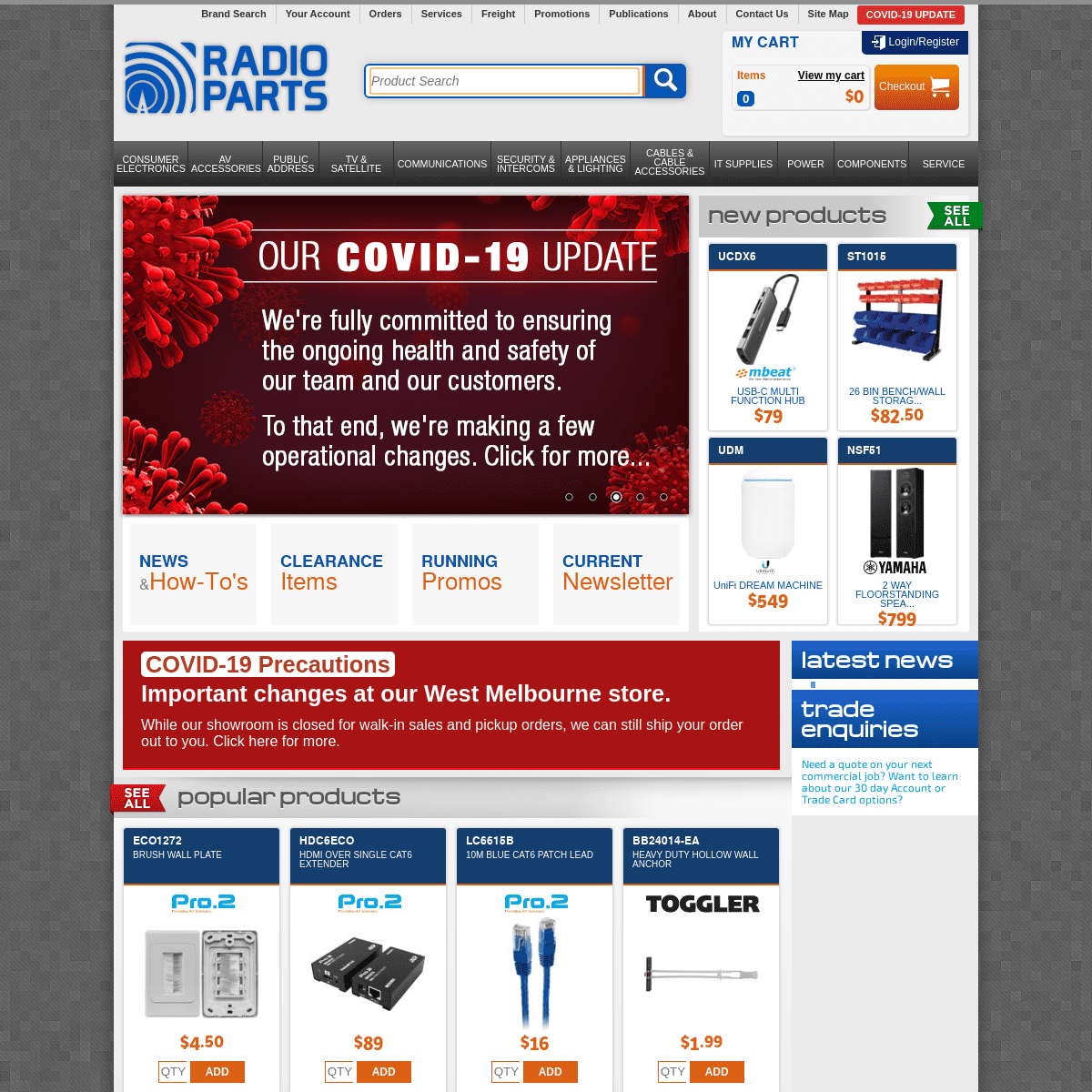A complete backup of radioparts.com.au