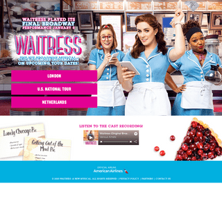 A complete backup of waitressthemusical.com
