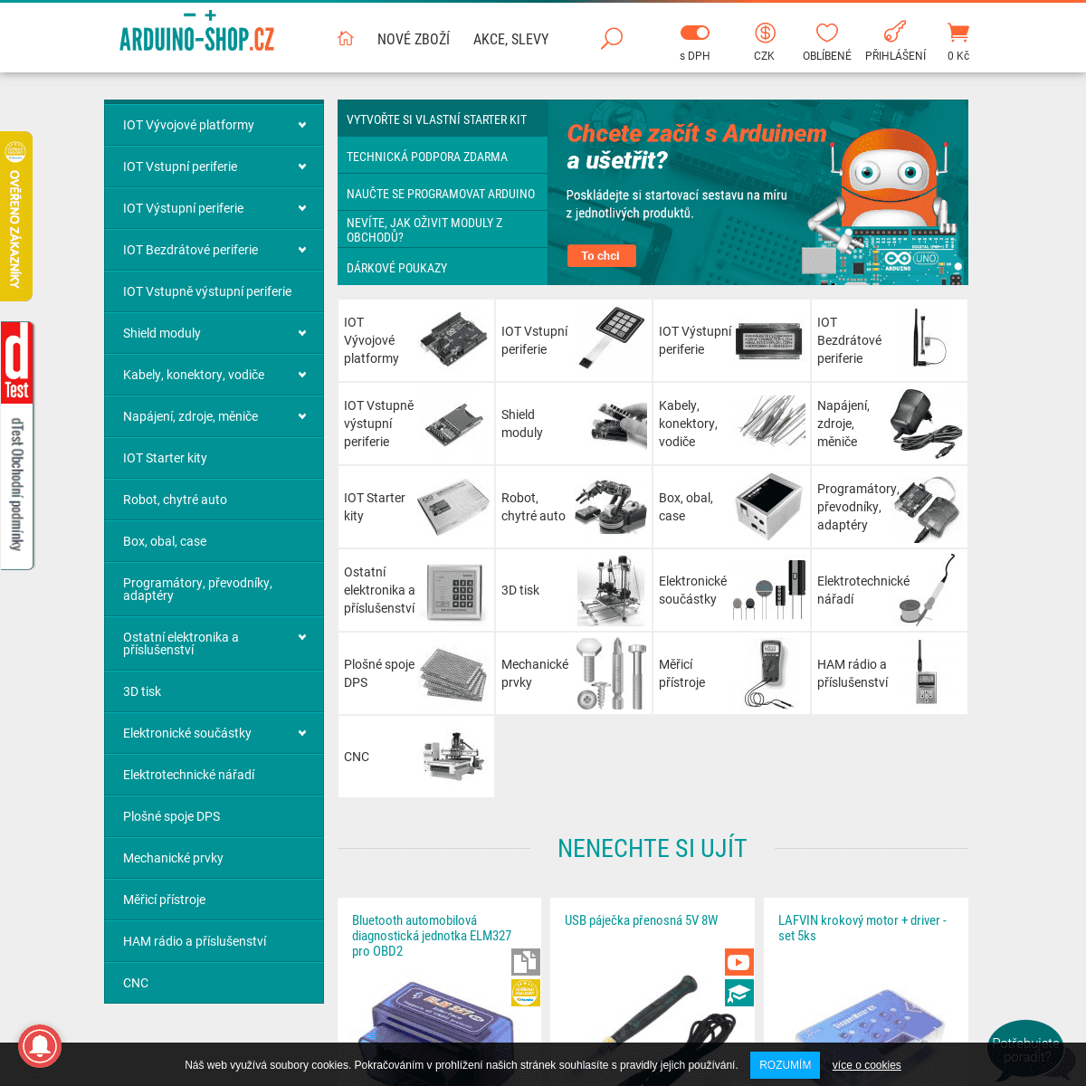 A complete backup of arduino-shop.cz