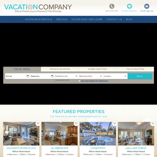 The Vacation Company - Luxury Hilton Head Vacation Rentals
