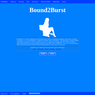 Welcome to Bound2Burst - Home of Desperation to Pee