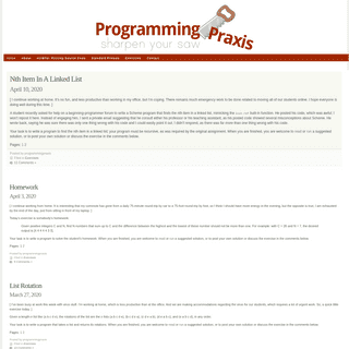 A complete backup of programmingpraxis.com
