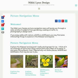 Picture Navigation Menu - Nikki Lynn Design