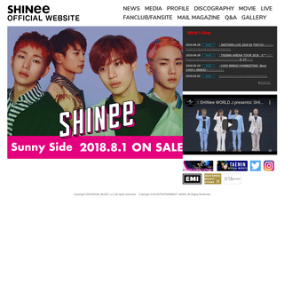 A complete backup of shinee.jp