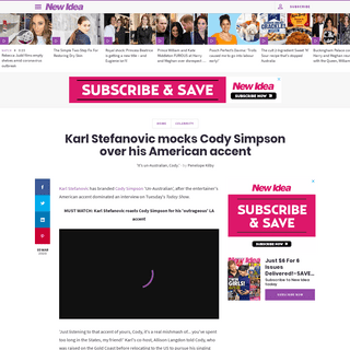 Karl Stefanovic mocks Cody Simpson over his American accent - New Idea Magazine