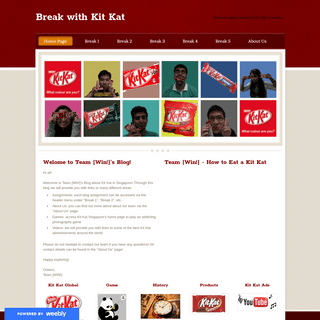Break with Kit Kat - Home Page