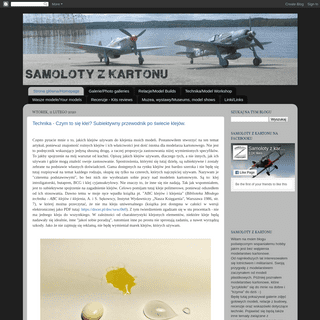 A complete backup of samolotyzkartonu.blogspot.com