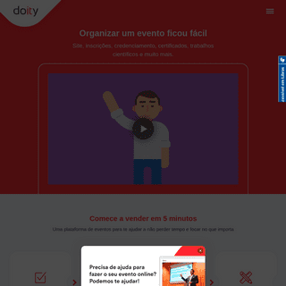 Doity - Plataforma de gestÃ£o de eventos e venda de inscriÃ§Ãµes online