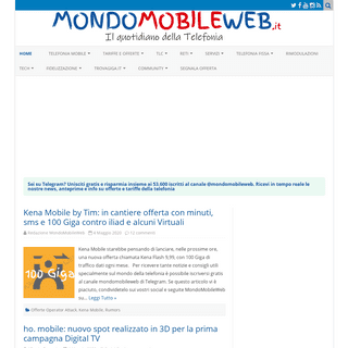 MondoMobileWeb.it - Telefonia - Offerte - Risparmio - Il quotidiano della Telefonia
