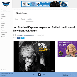 Jon Bon Jovi Explains Inspiration Behind the Cover of New Bon Jovi Album