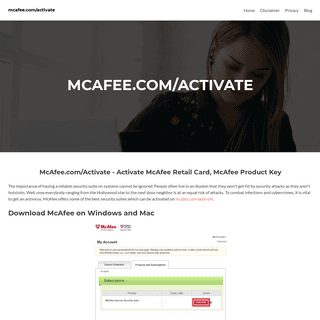 Mcafee.com-activate - Mcafee Activate - www.mcafee.com-activate