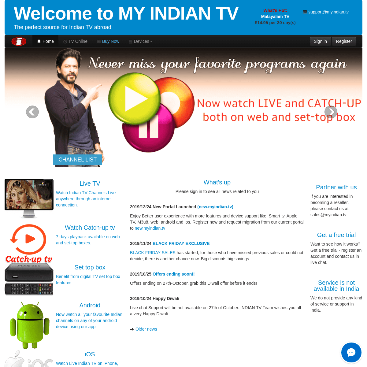 A complete backup of myindian.tv