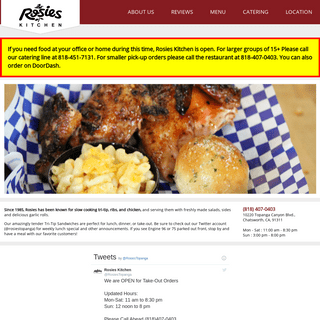 A complete backup of rosiesbbqkitchen.com