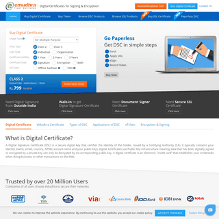 Apply Digital Signature Online, Paperless DSC, Renew DSC
