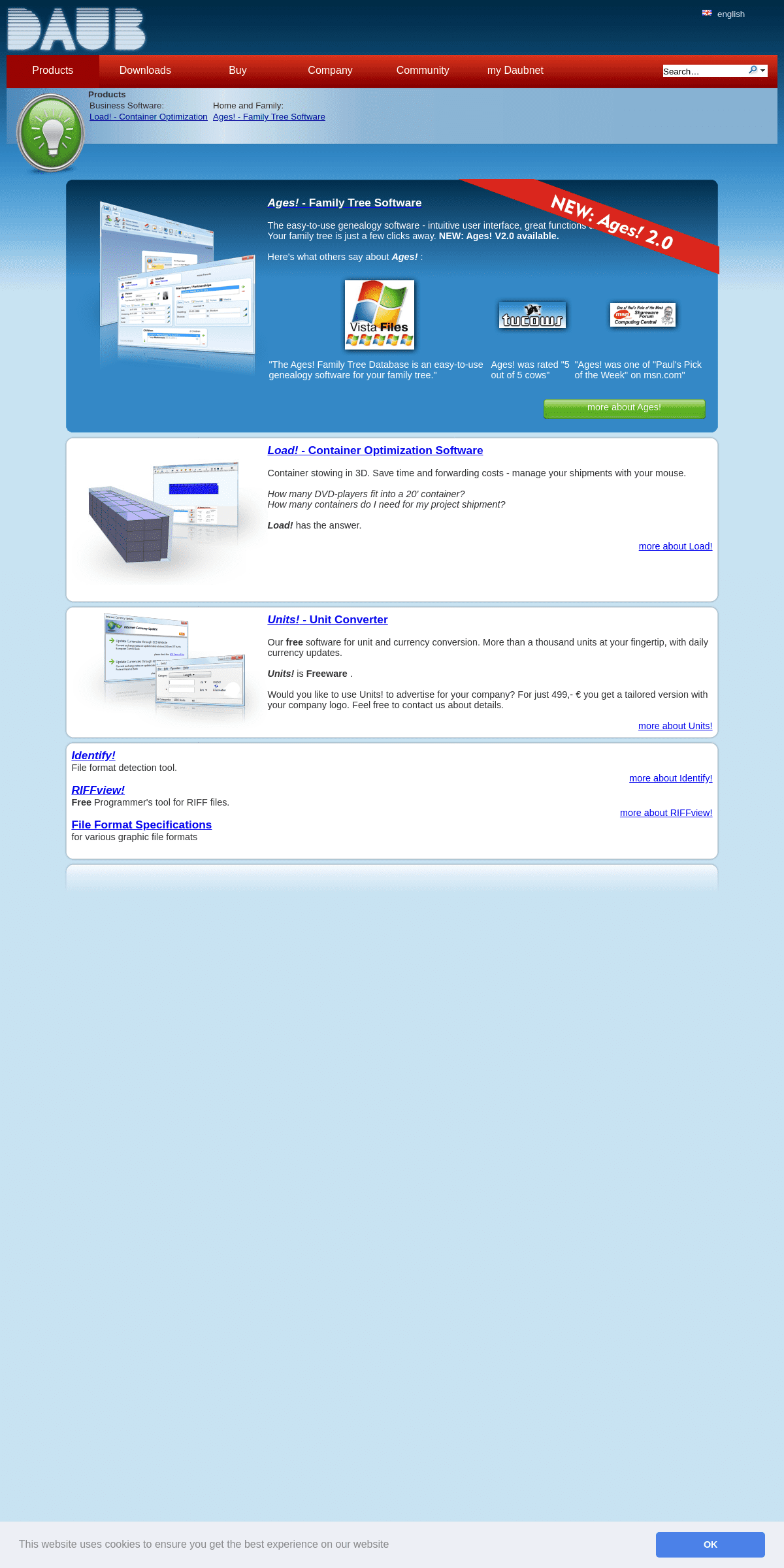 A complete backup of daubnet.com