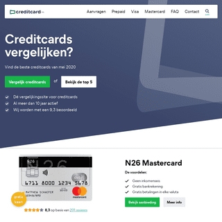 A complete backup of creditcard.nl