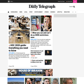 A complete backup of dailytelegraph.com.au