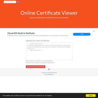 A complete backup of certificatedetails.com
