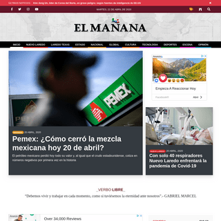 A complete backup of elmanana.com.mx