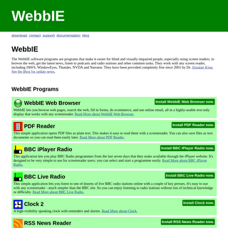 A complete backup of webbie.org.uk