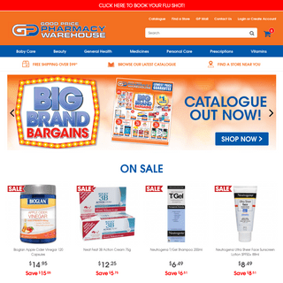 A complete backup of goodpricepharmacy.com.au