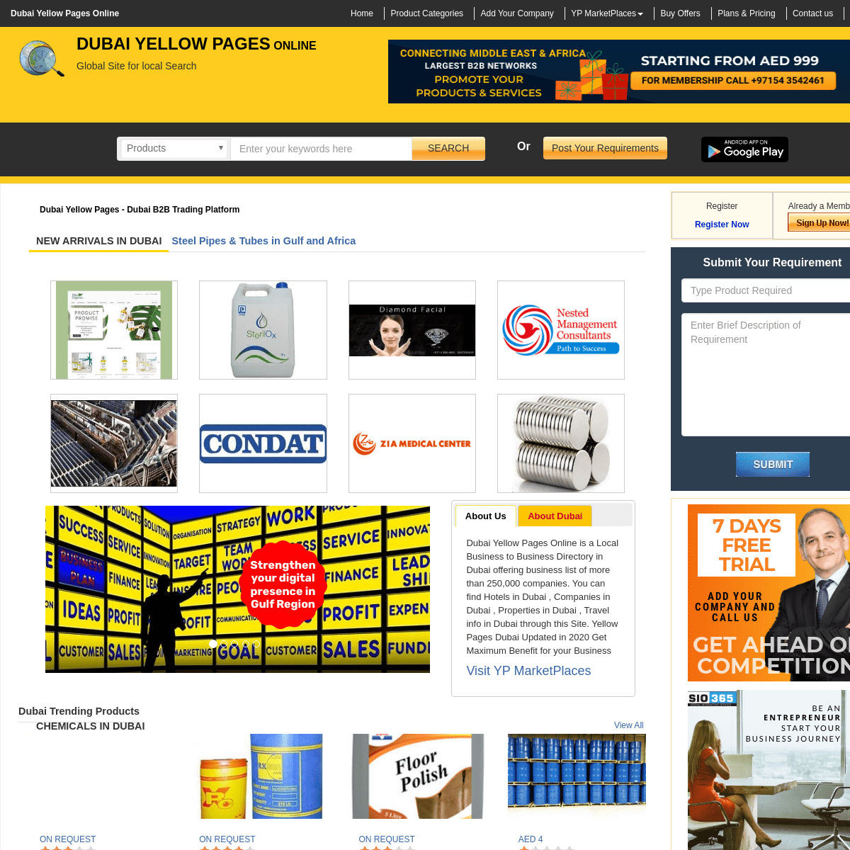 A complete backup of dubaiyellowpagesonline.com