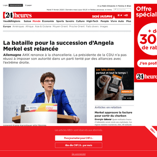 A complete backup of www.24heures.ch/monde/europe/bataille-succession-angela-merkel-relancee/story/24266298