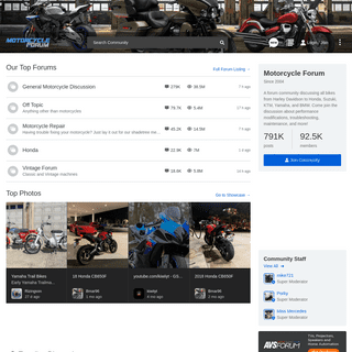 A complete backup of motorcycleforum.com