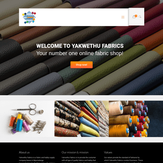 Yakwethu Fabrics â€“ Just another WordPress site