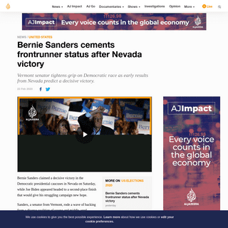 A complete backup of www.aljazeera.com/news/2020/02/bernie-sanders-heads-big-win-nevada-caucuses-200223010622705.html