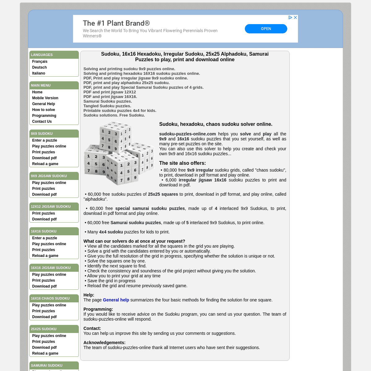 A complete backup of sudoku-puzzles-online.com