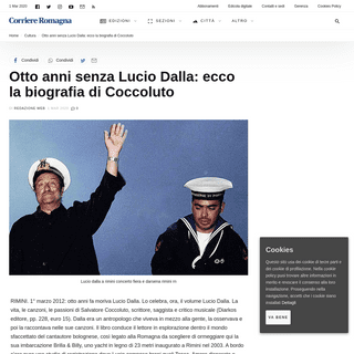 A complete backup of www.corriereromagna.it/lucio-biografia-coccoluto/
