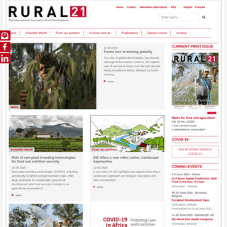 A complete backup of rural21.com
