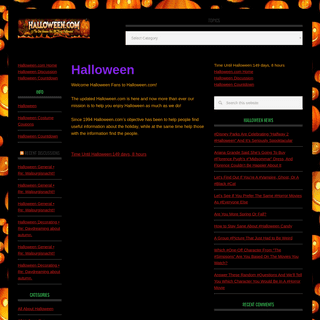 A complete backup of halloween.com